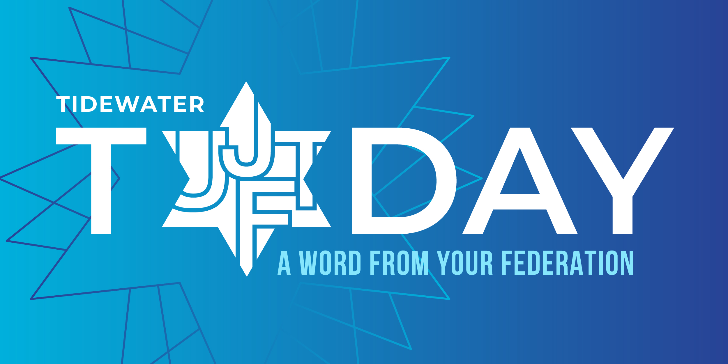 Please enjoy the latest happenings from the United Jewish Federation of Tidewater